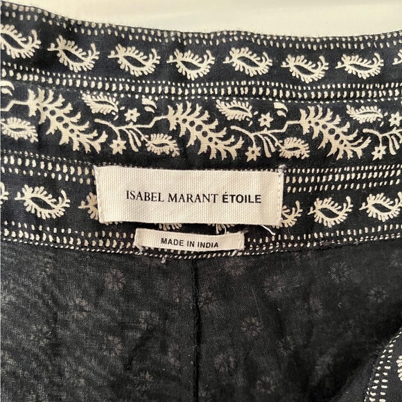❤️ ISABEL MARANT ETOILE LOLI BANDANA BOHEMIAN DRAWSTRING CASUAL COTTON PANTS - Picture 2 of 15